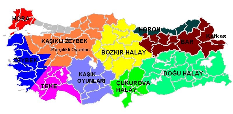 Türk Halk Oyunları Türleri Slaytı Ön Kapak