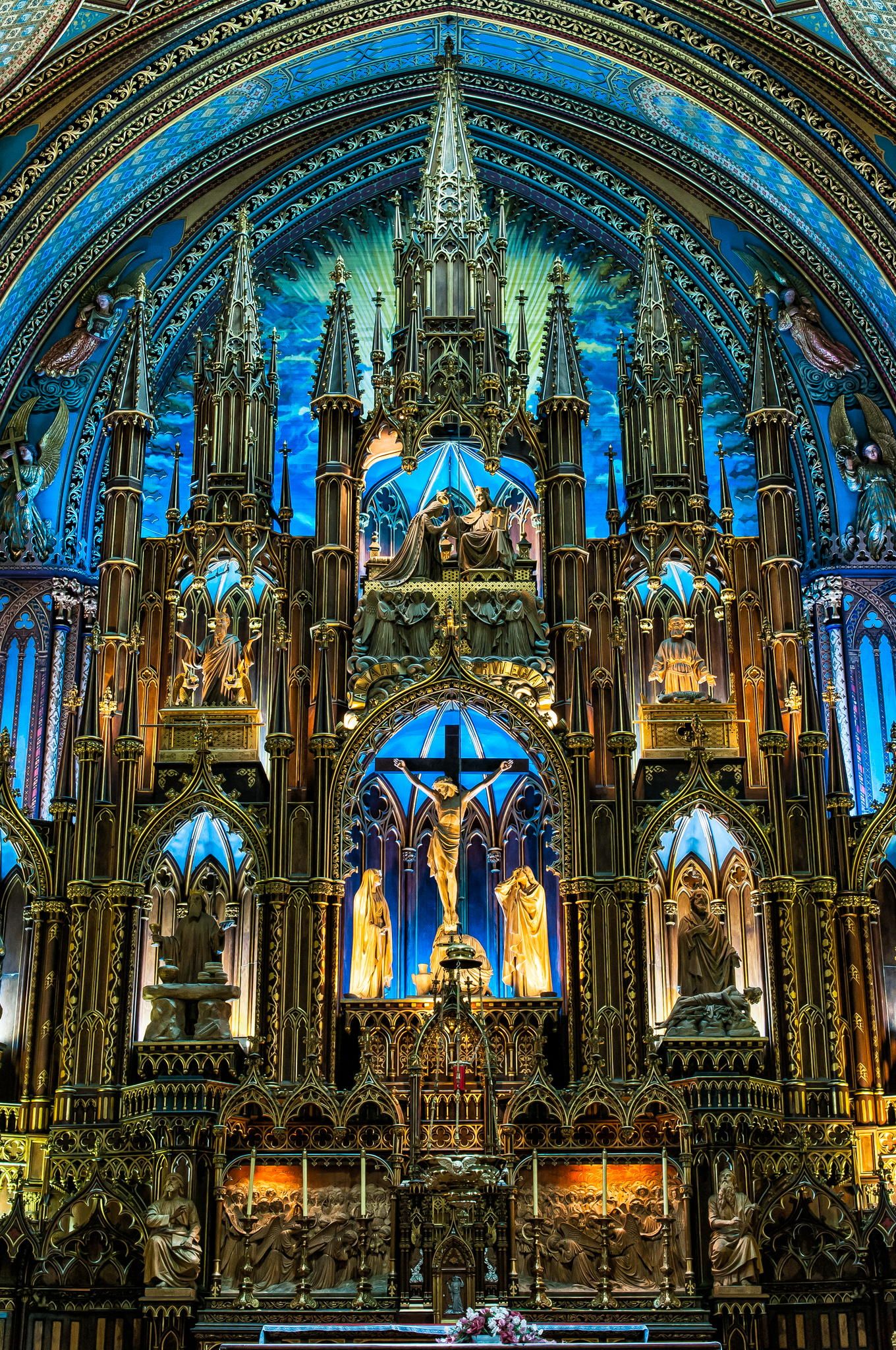 Notre Dame (Notr Dam) Katedrali İç Mekan Gotik